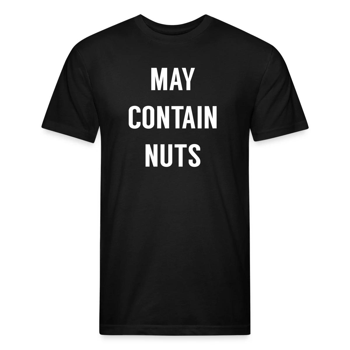 May contain nuts - Men's Fitted T-shirt
