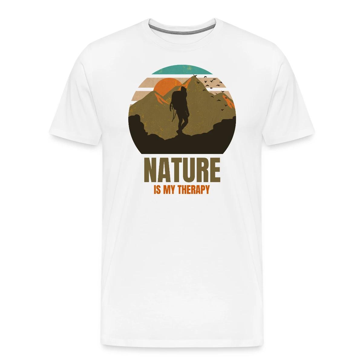 Nature is my therapy - Men's Premium T-shirt