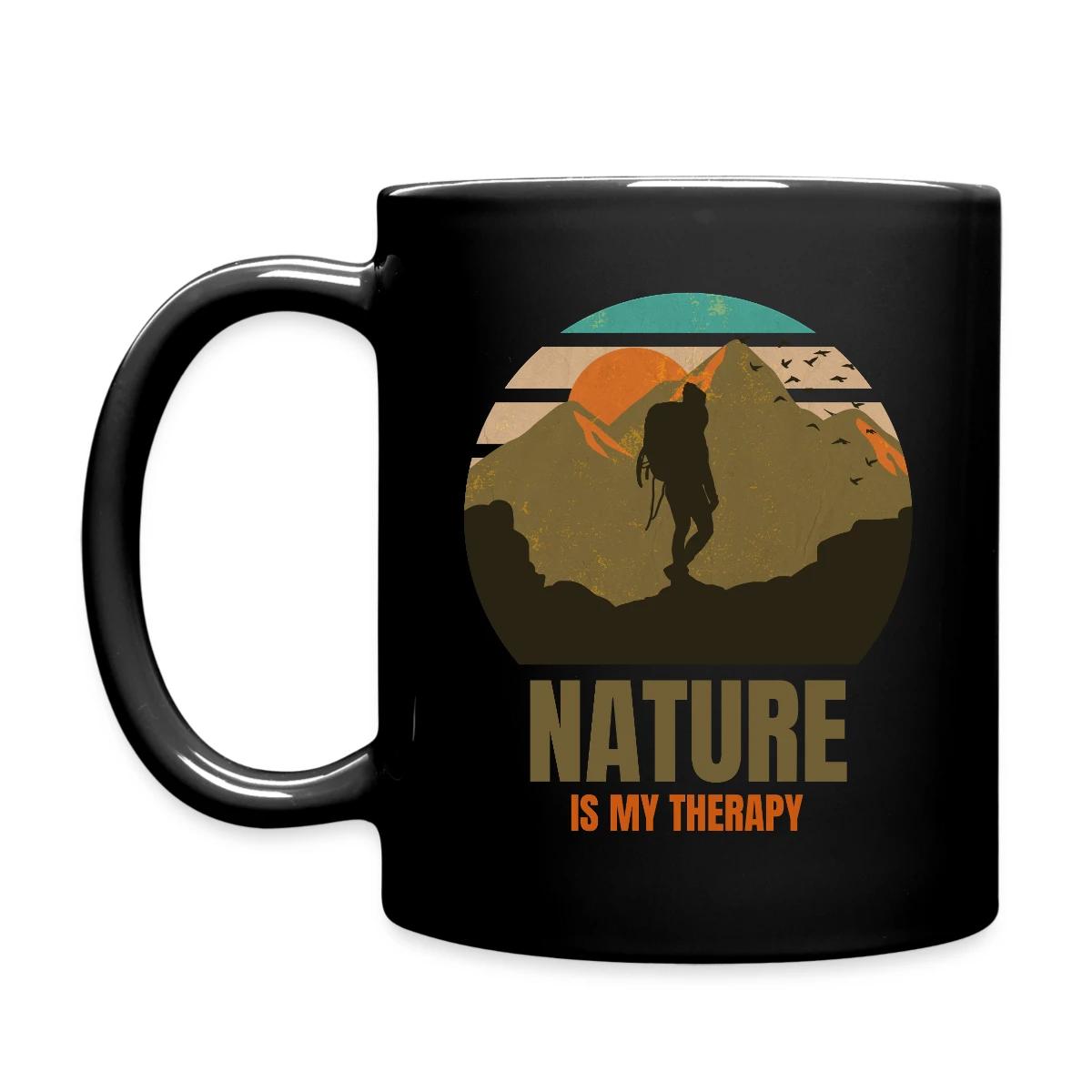 Nature is my therapy - Full color mug