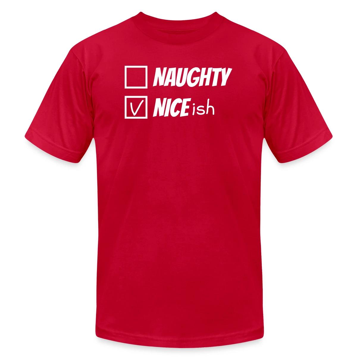 Naughty nice ish - Jersey T-shirt
