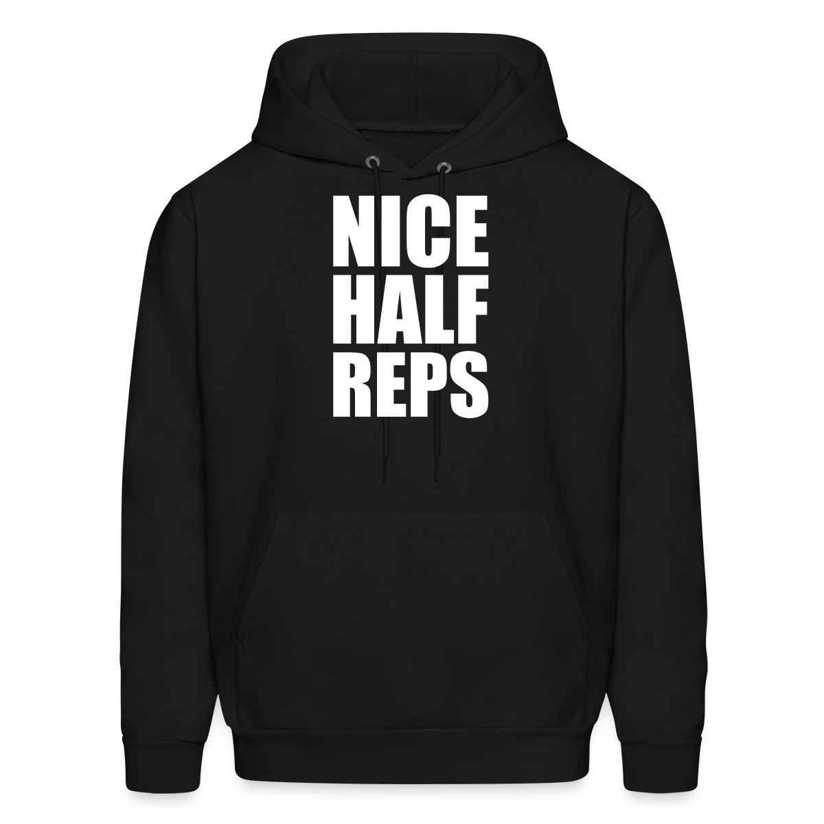 Nice half reps - Men's hoodie
