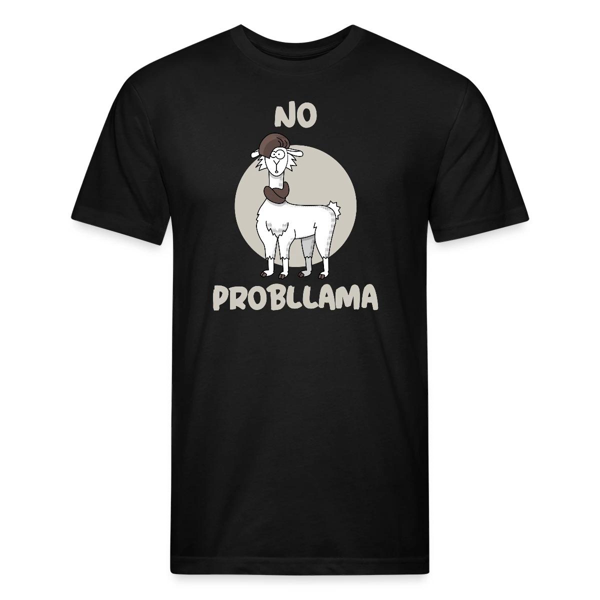 No probllama - Men's Fitted T-shirt