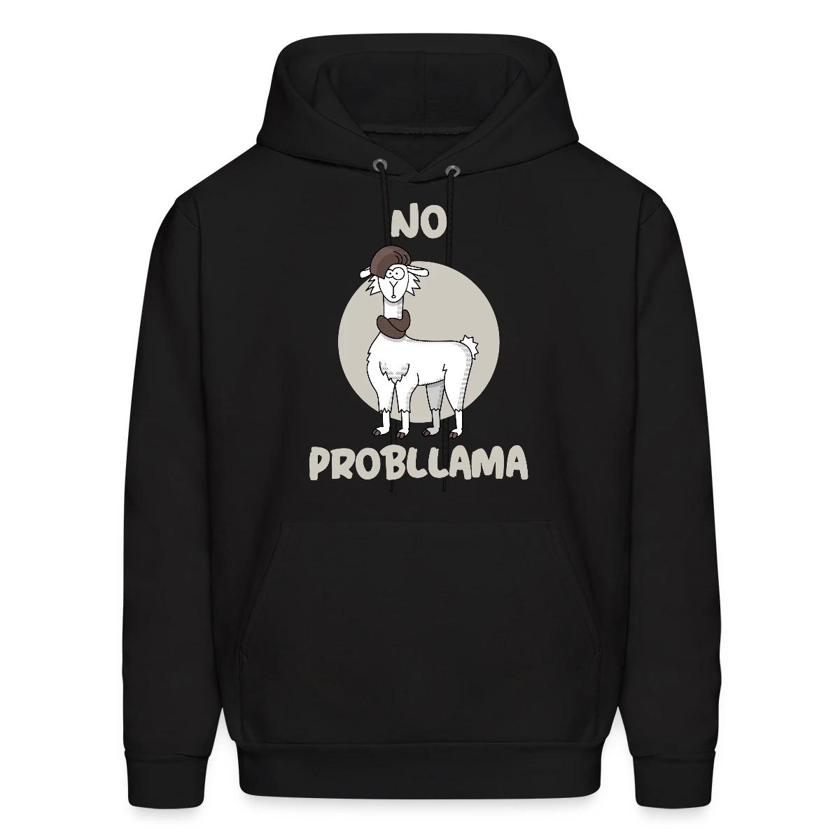 No probllama - Men's hoodie