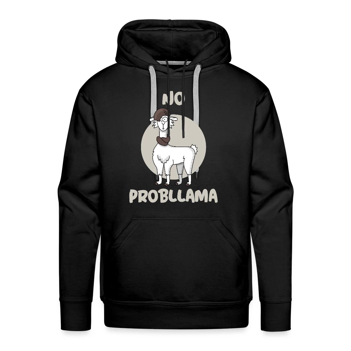 No probllama - Men's Premium hoodie