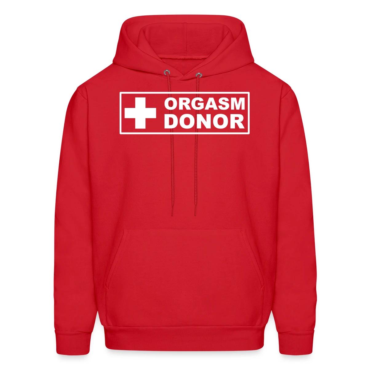 Orgasm donor ats - Men's hoodie