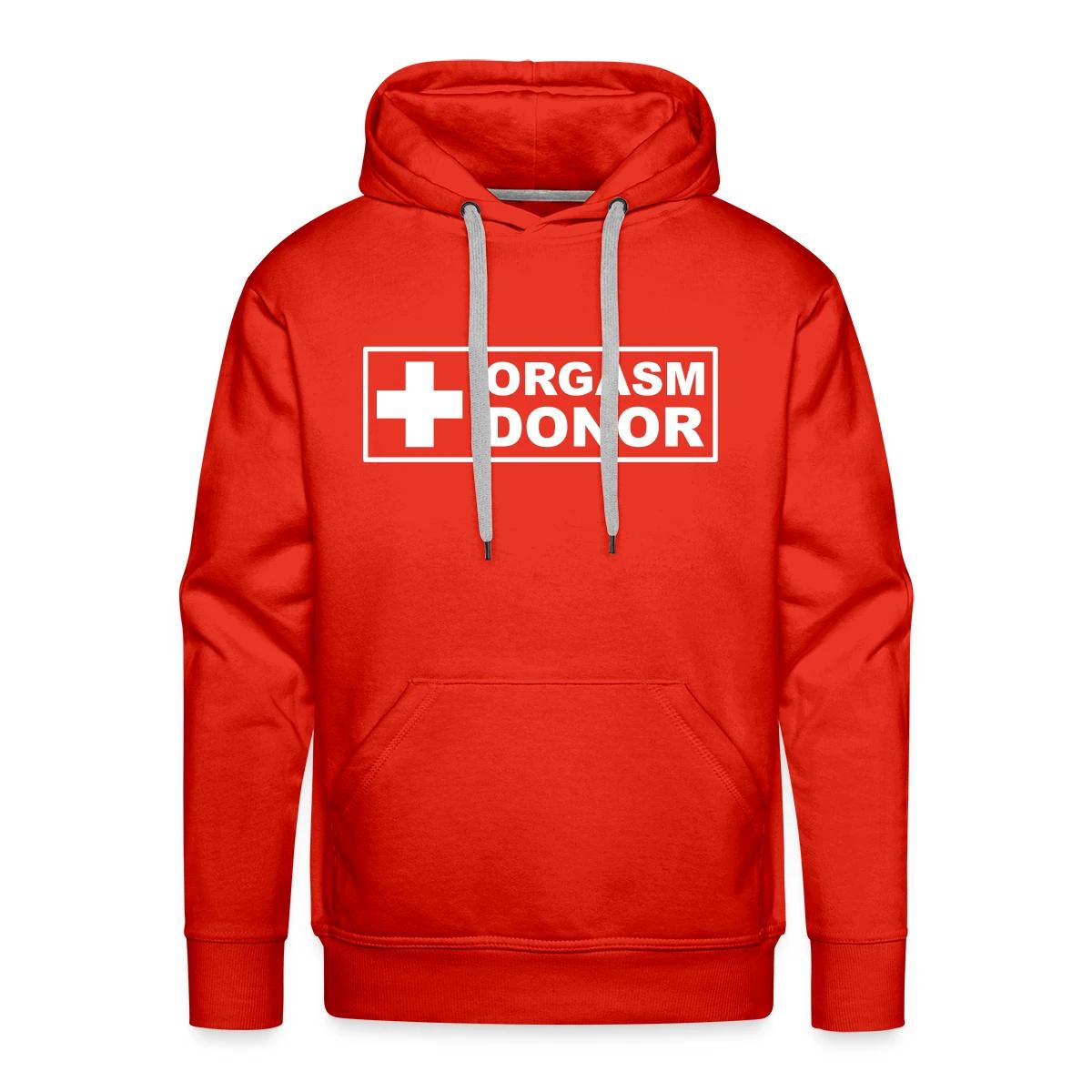 Orgasm donor ats - Men's Premium hoodie