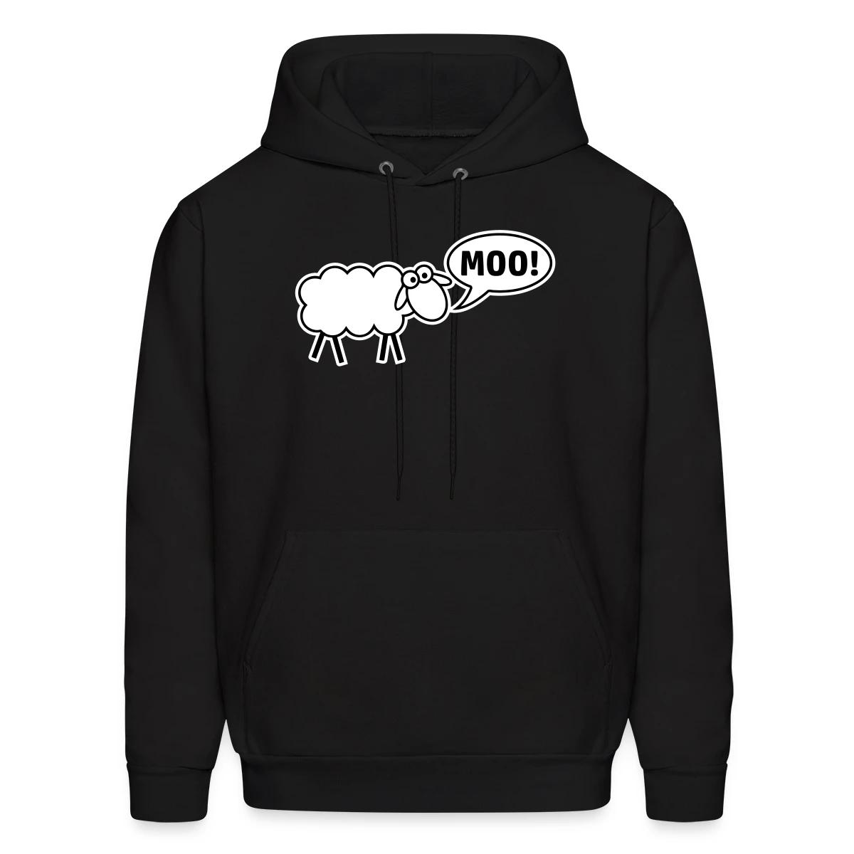 Sheep mooing - Men's hoodie