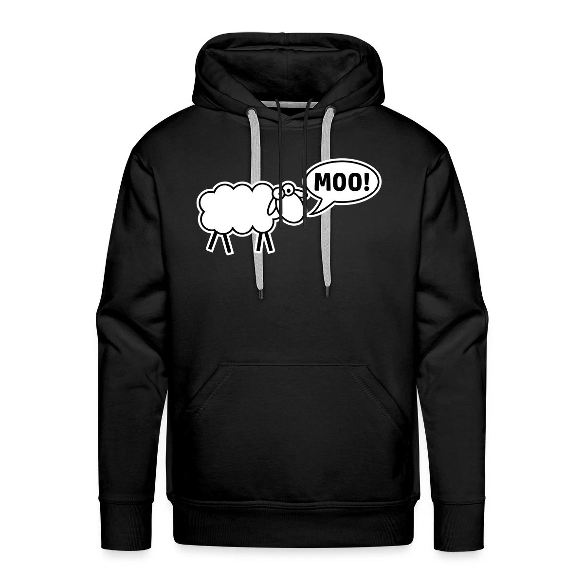 Sheep mooing - Men's Premium hoodie