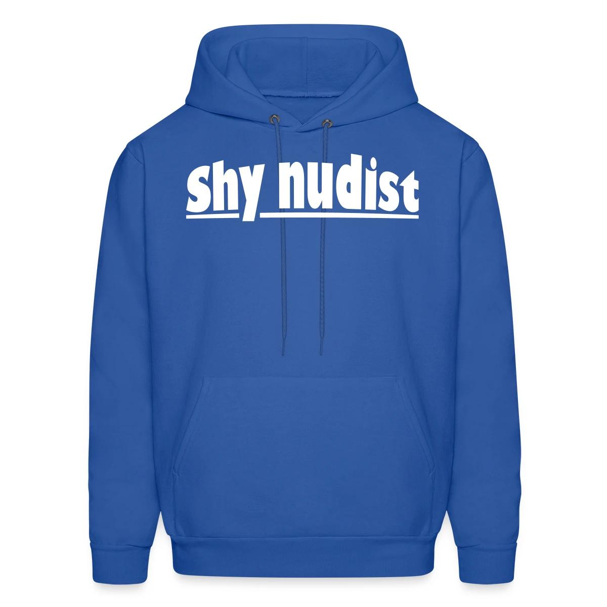 Shy nudist - Men's hoodie