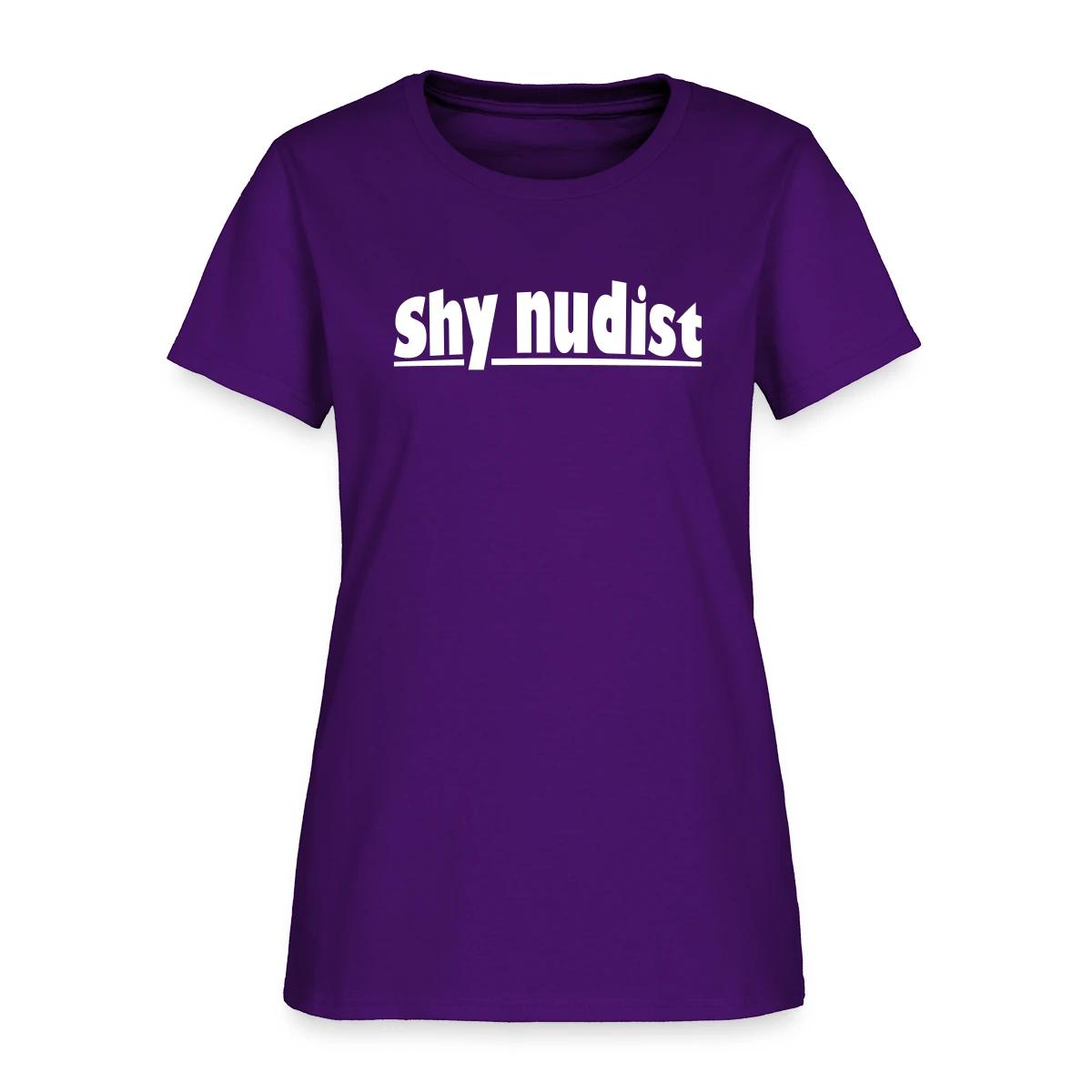 Shy nudist - Women's T-shirt