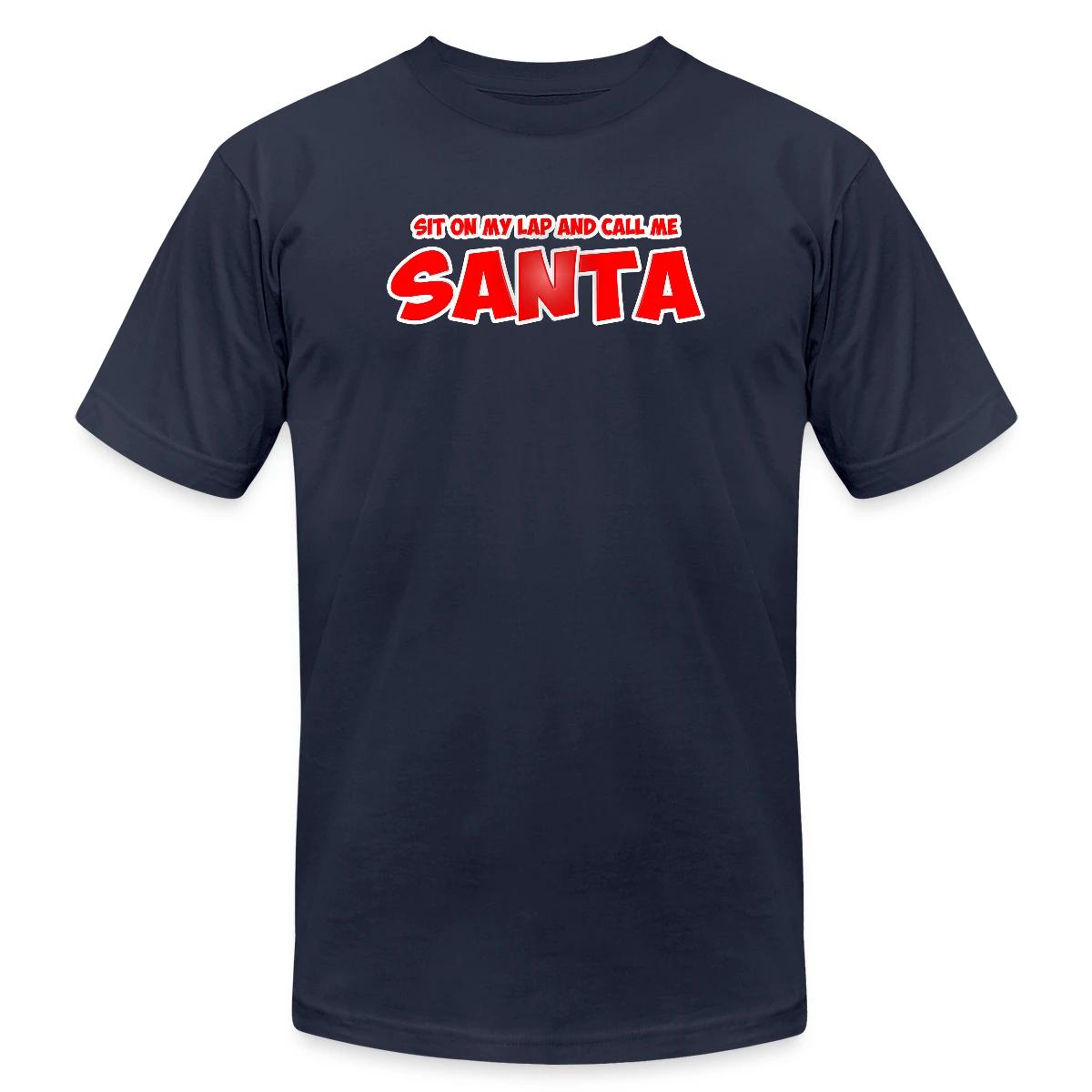 Sit on my lap and call me santa - Jersey T-shirt