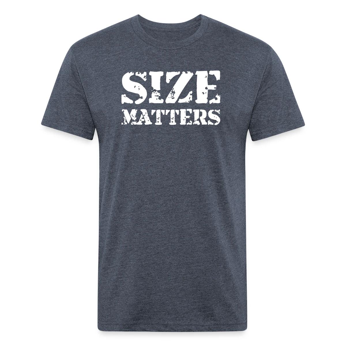 Size matters - Men's Fitted T-shirt