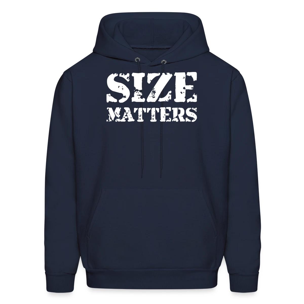 Size matters - Men's hoodie