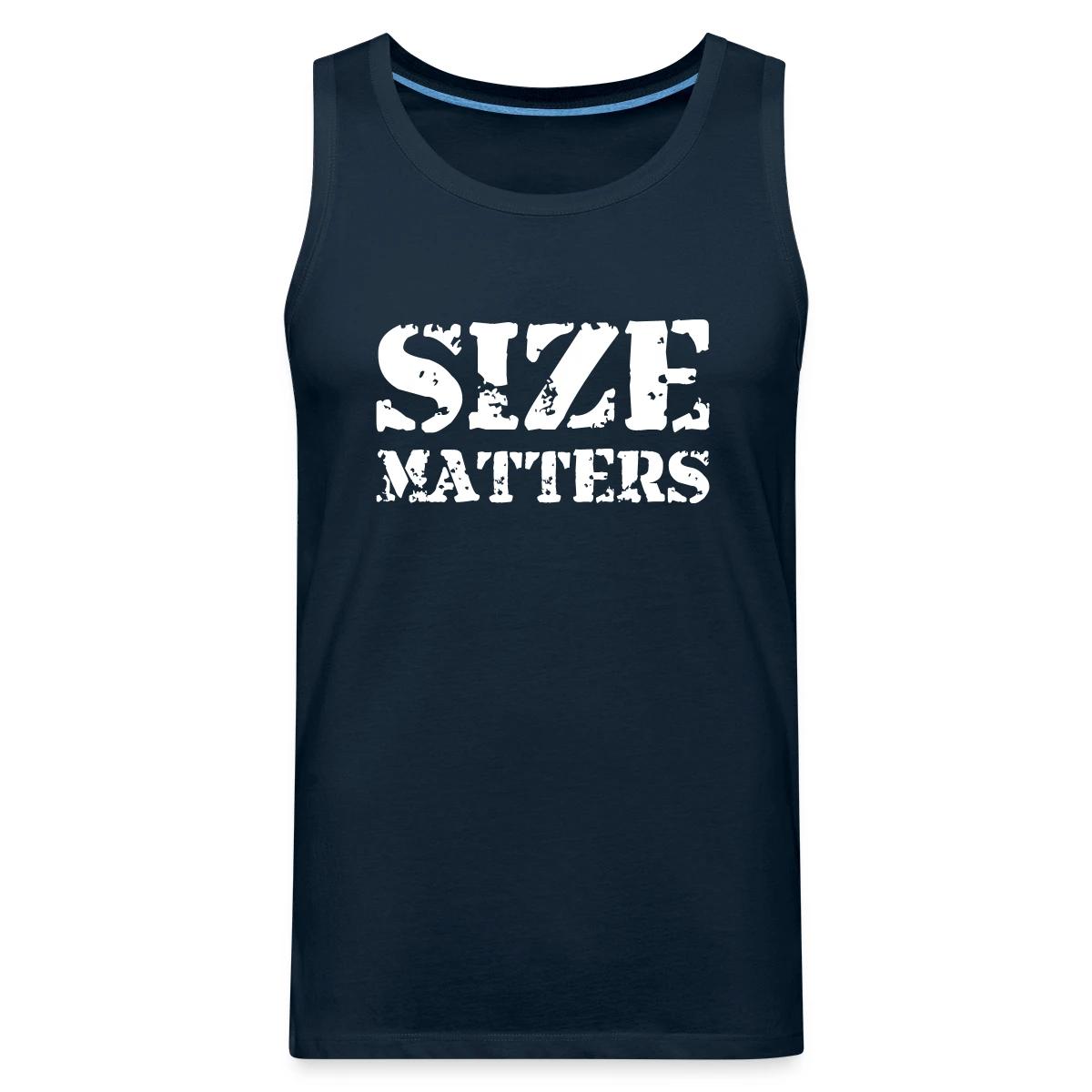 Size matters - Mens's Tank tops