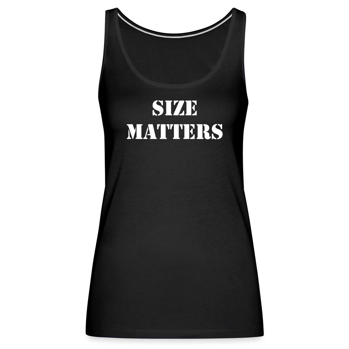 Size matters - Womens's Tank tops