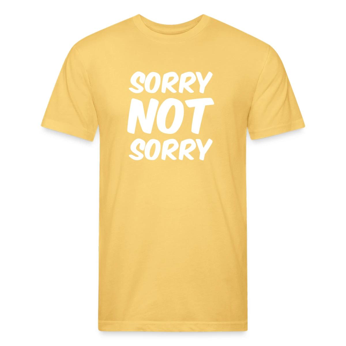 Sorry not sorry - Men's Fitted T-shirt
