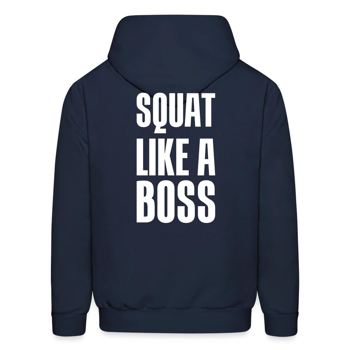 Squat like a boss - Men's hoodie