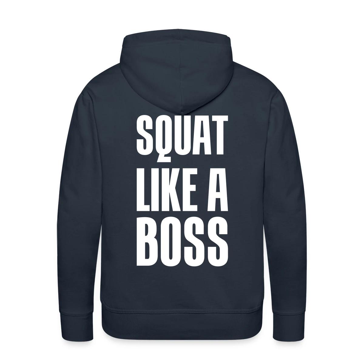 Squat like a boss - Men's Premium hoodie