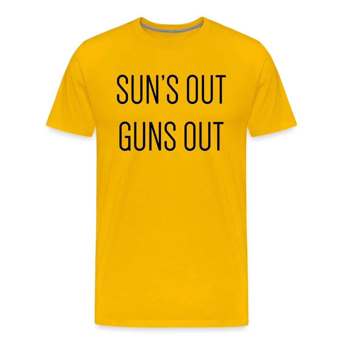 Sun's out guns out - Men's Premium T-shirt