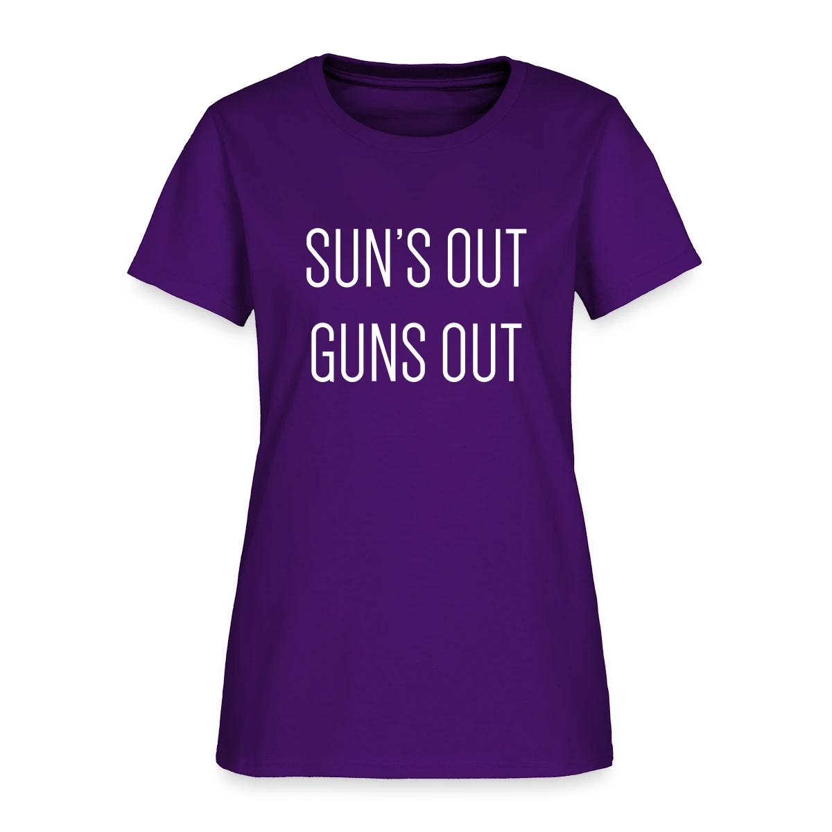 Sun's out guns out - Women's T-shirt