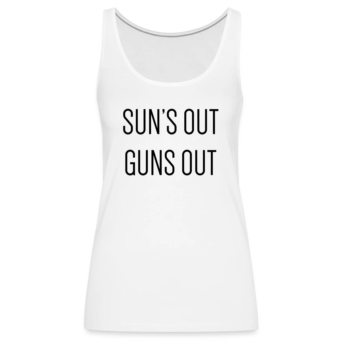 Sun's out guns out - Womens's Tank tops