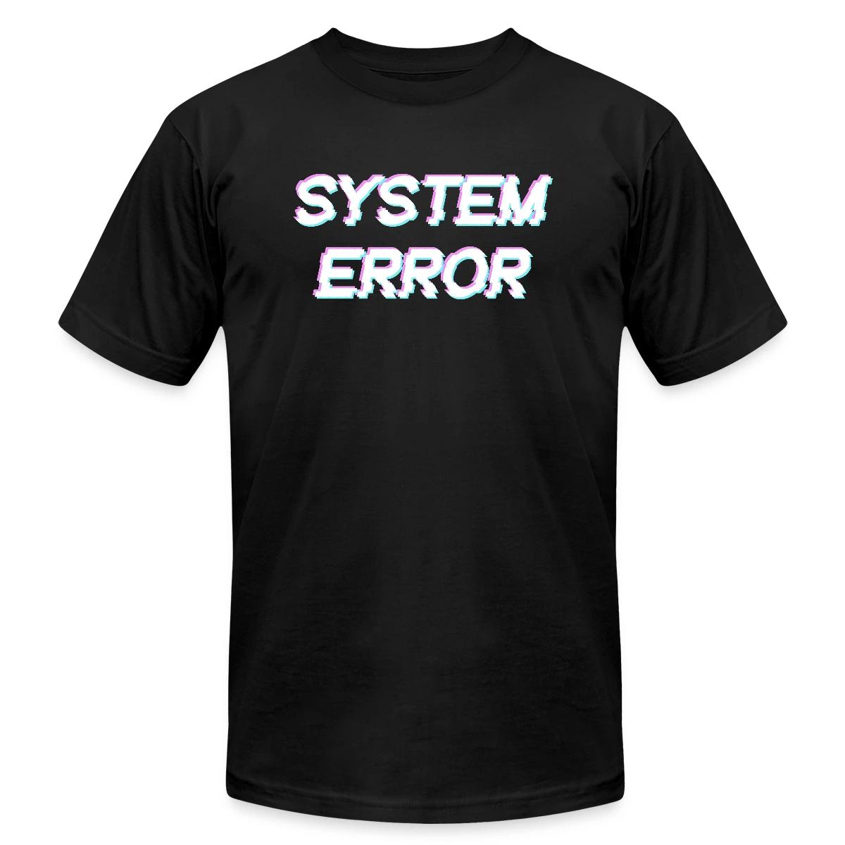 System error - Jersey T-shirt