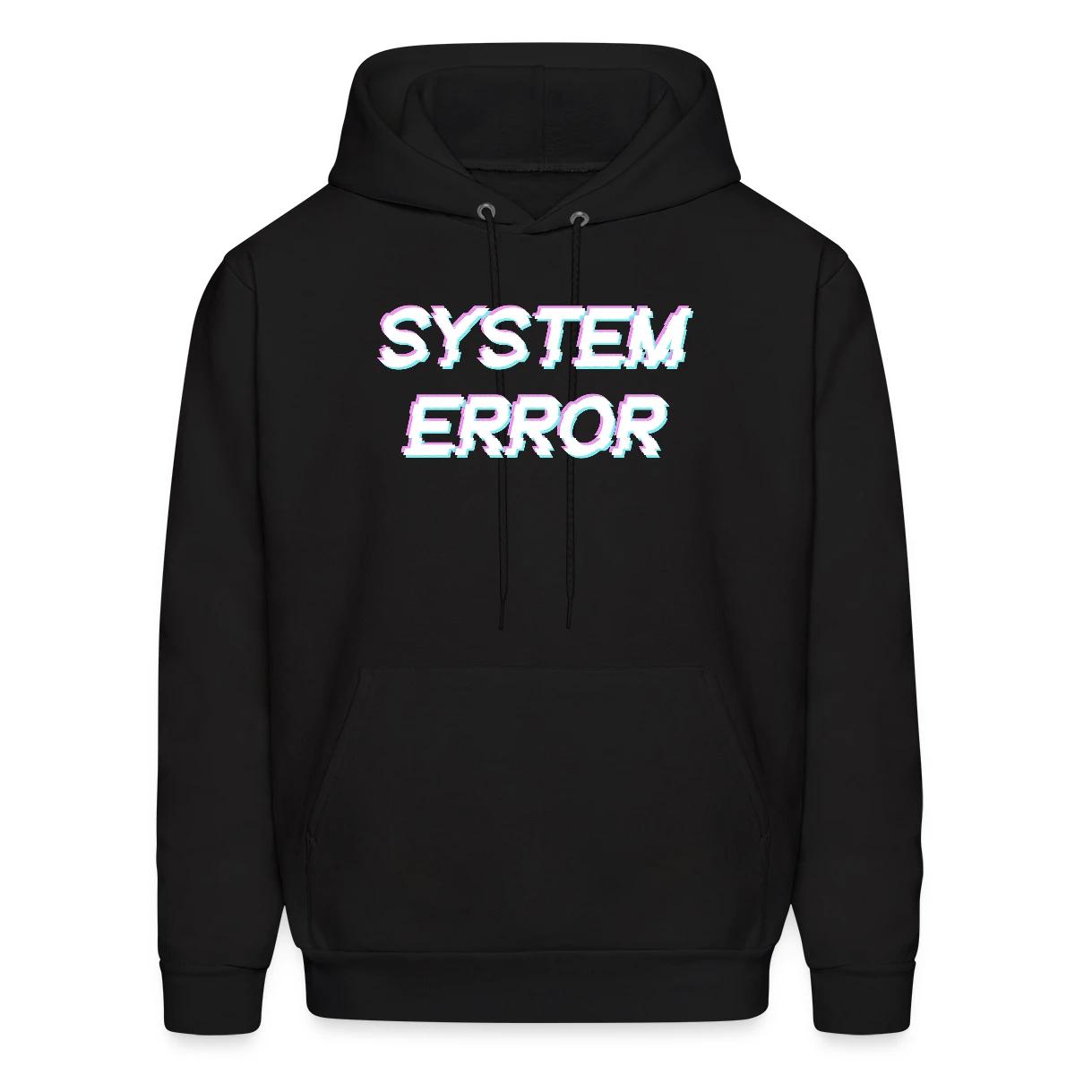 System error - Men's hoodie