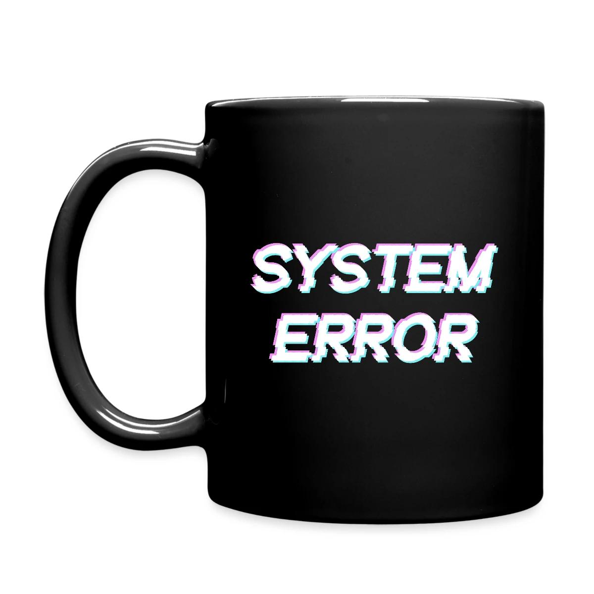System error - Full color mug