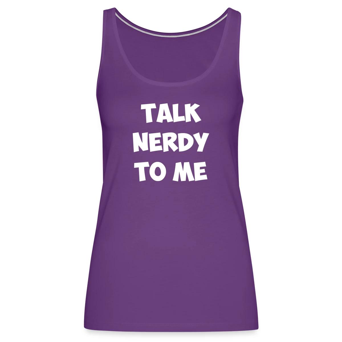 Talk nerdy to me - Womens's Tank tops