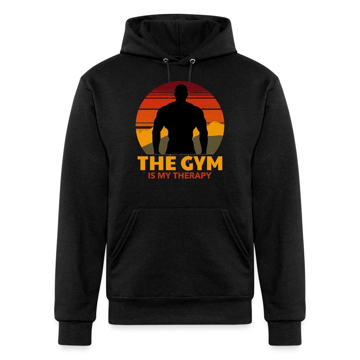 The gym is my therapy - Champion hoodie