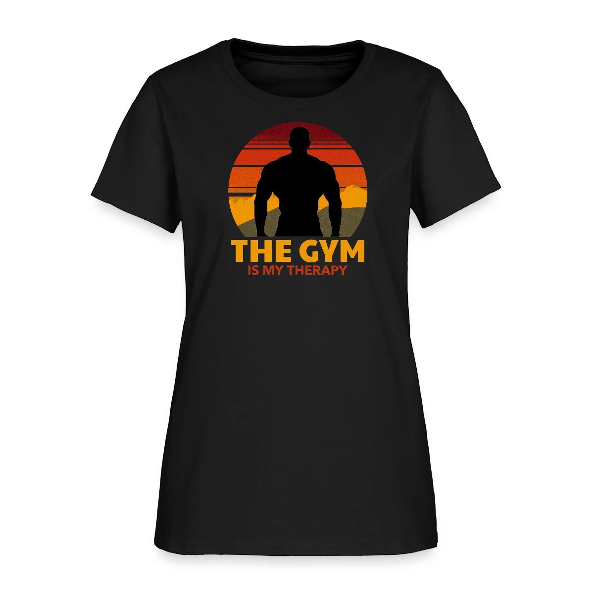 The gym is my therapy - Women's T-shirt