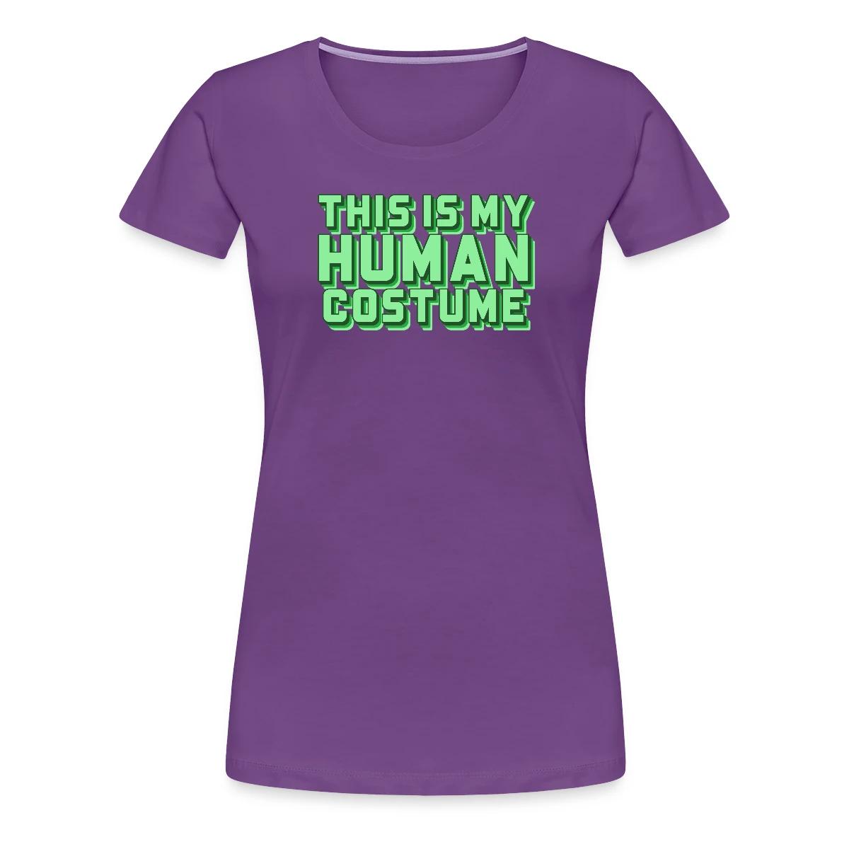 This is my human costume - Women's Premium T-shirt