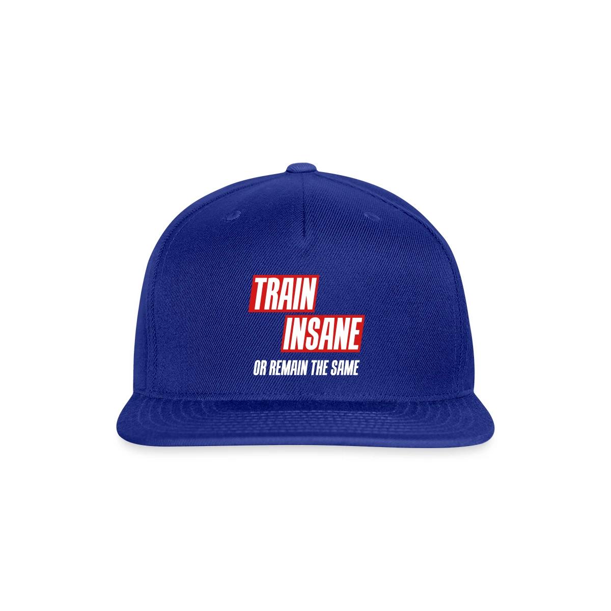 Train insane or remain the same - Snapback cap