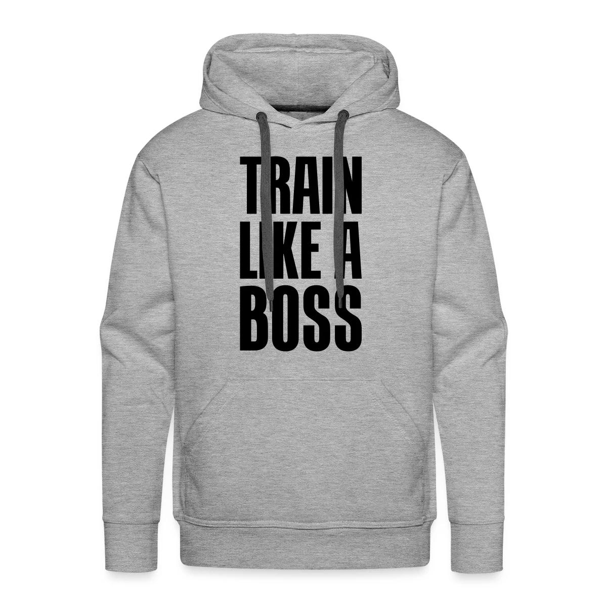 Train like a boss - Men's Premium hoodie