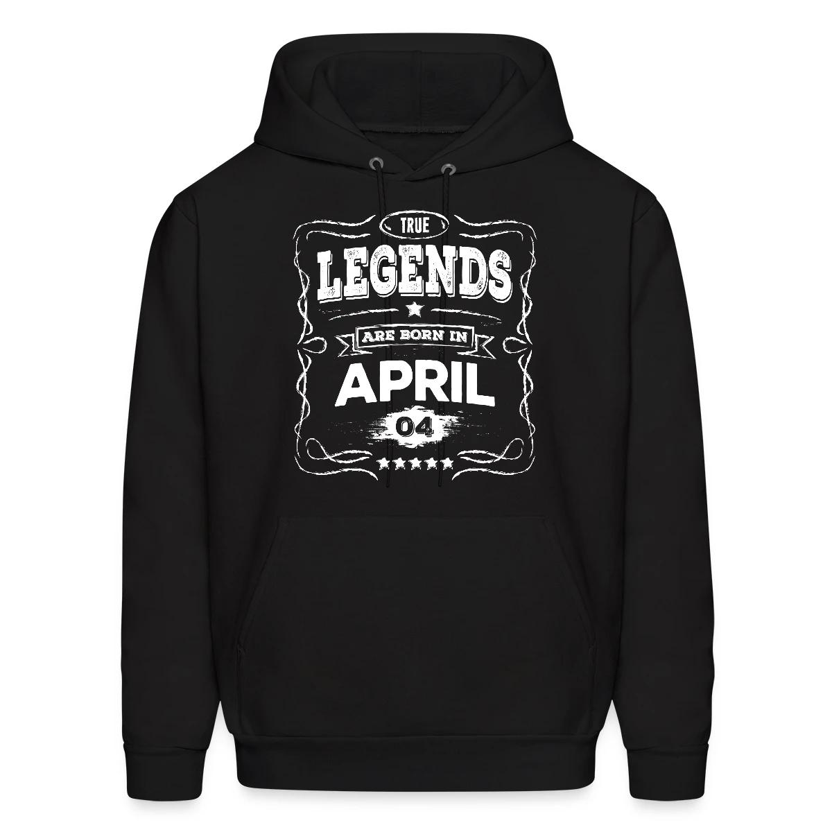 True legends are born in April - Men's hoodie