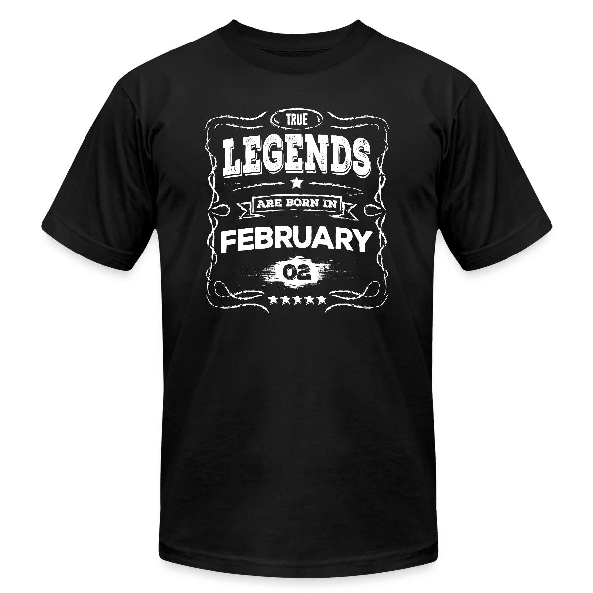 True legends are born in February - Jersey T-shirt