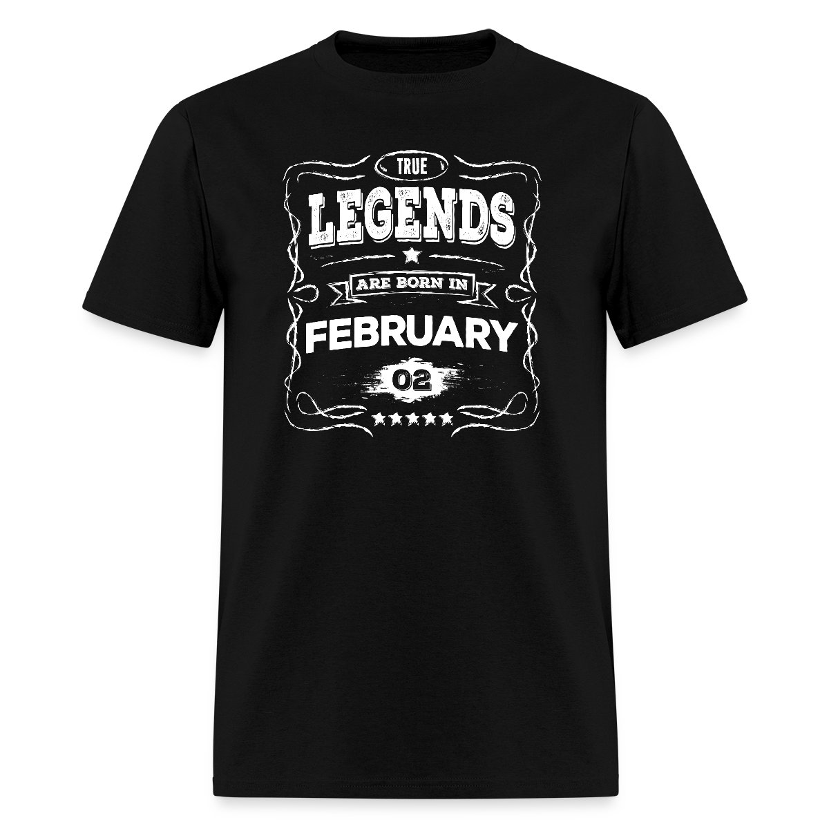 True legends are born in February - Men's T-shirt