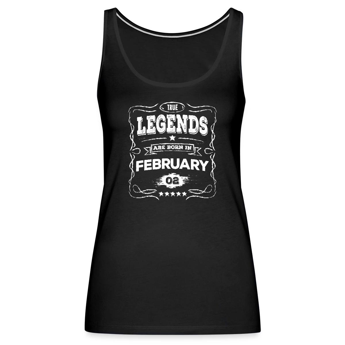 True legends are born in February - Womens's Tank tops