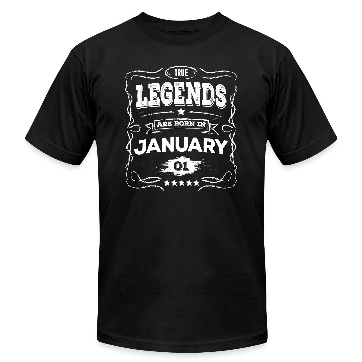 True legends are born in January - Jersey T-shirt