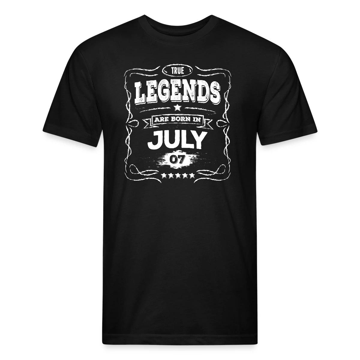 True legends are born in July - Men's Fitted T-shirt