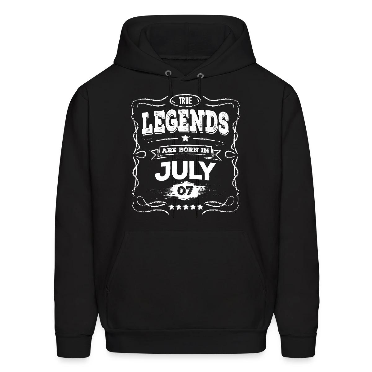 True legends are born in July - Men's hoodie