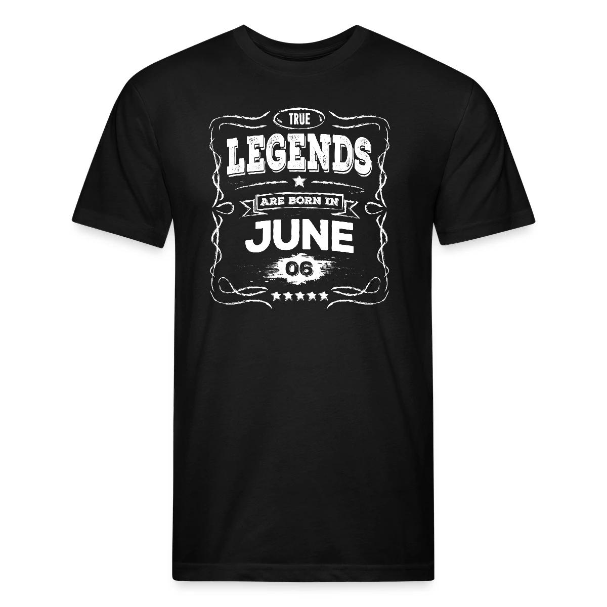 True legends are born in June - Men's Fitted T-shirt