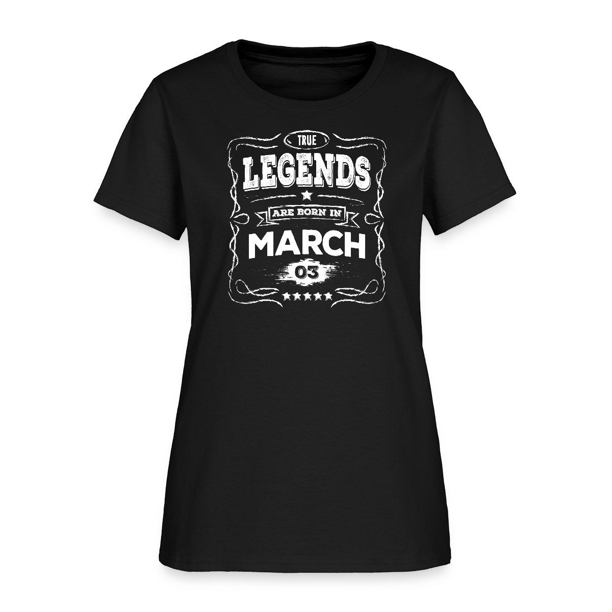 True legends are born in March - Women's T-shirt
