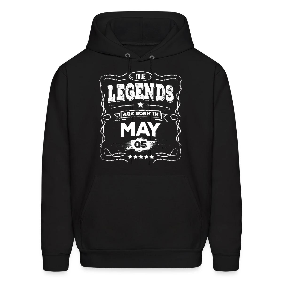 True legends are born in May - Men's hoodie