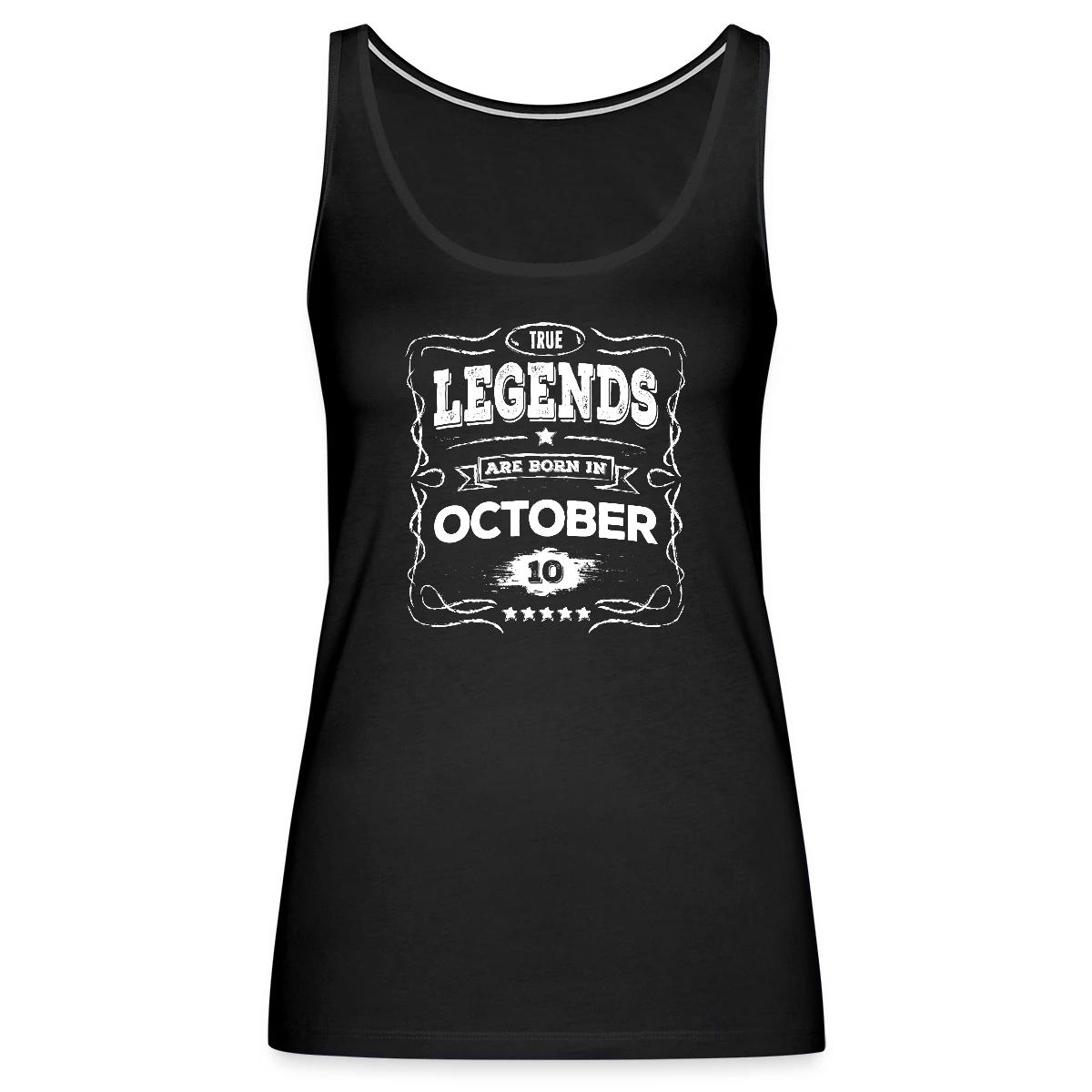 True legends are born in October - Womens's Tank tops