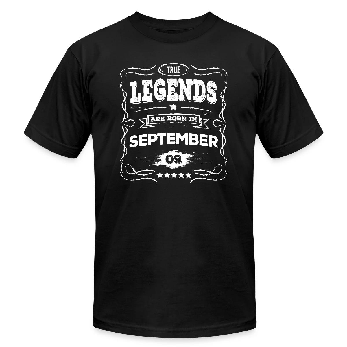 True legends are born in September - Jersey T-shirt