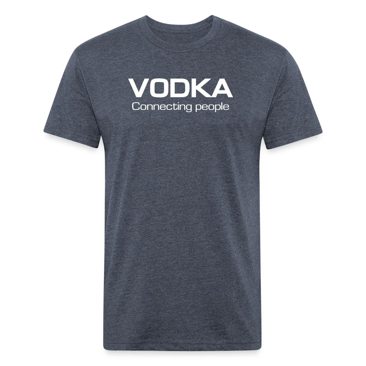 Vodka - Connecting people - Men's Fitted T-shirt