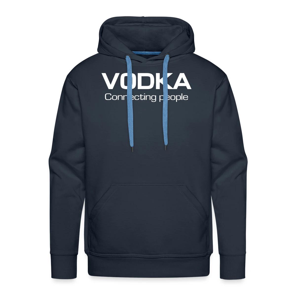 Vodka - Connecting people - Men's Premium hoodie