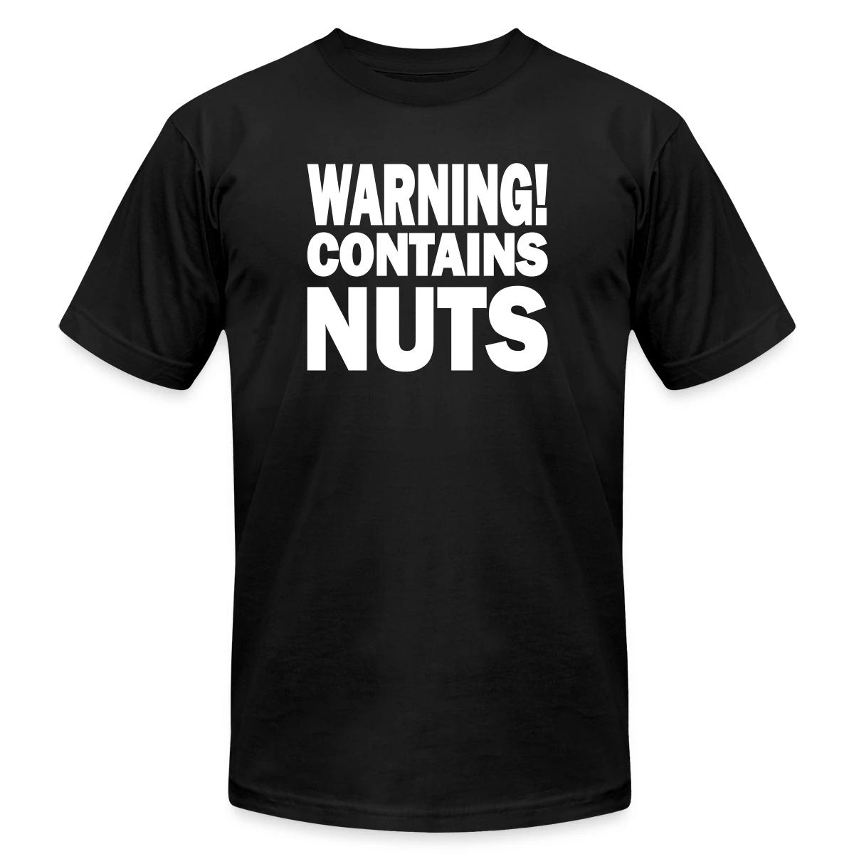 Warning! Contains nuts - Jersey T-shirt