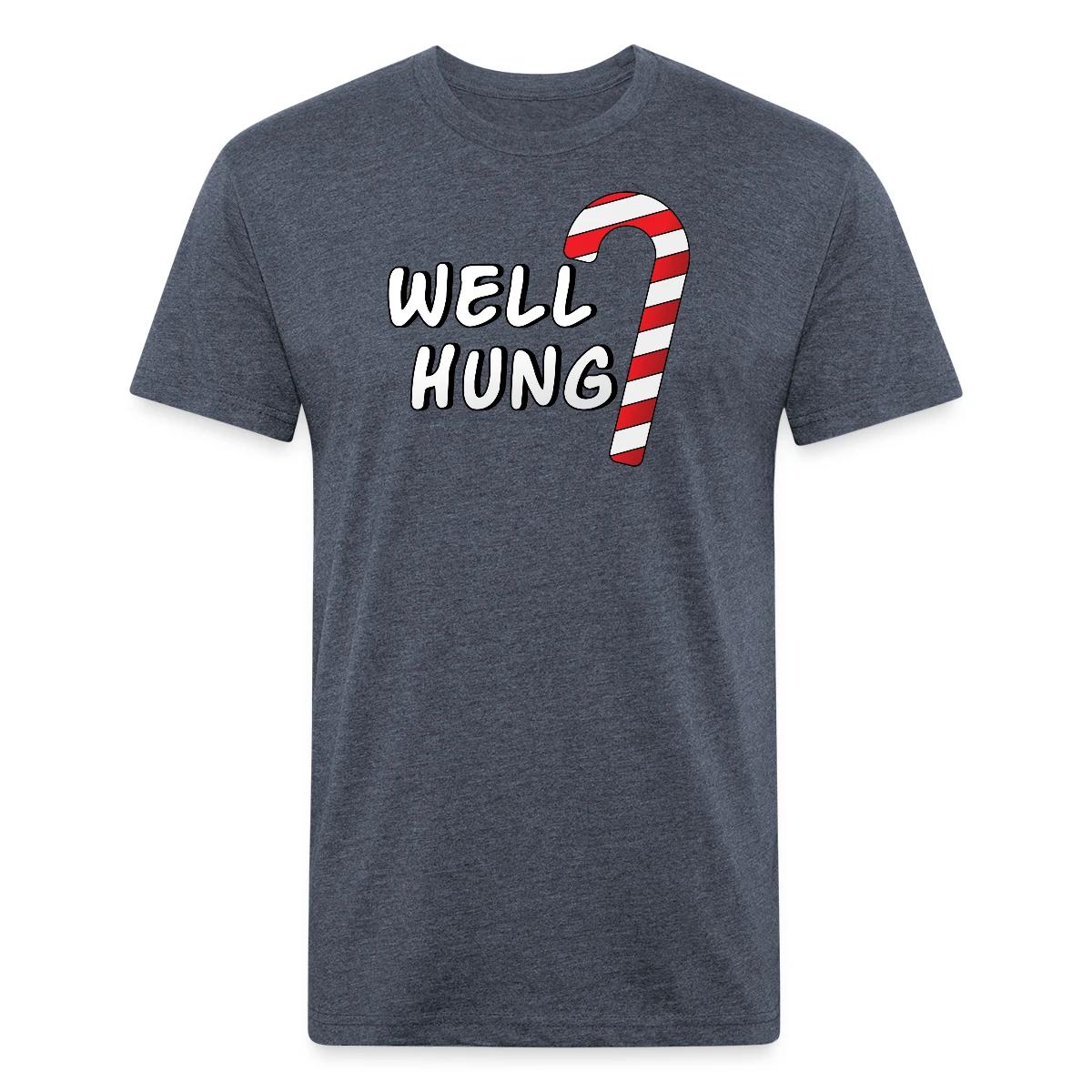 Well hung - Men's Fitted T-shirt